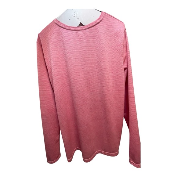 Athletic size xxl 20 pink and white striped long sleeve lightweight T-shirt - Picture 2 of 4